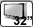 32 inchs TFT screem