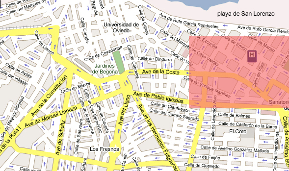 Plano de Gijon
